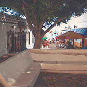 acogedores bares de tapas y callejuela en Morro Jable