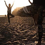 Yoga en la playa de Morro Jable