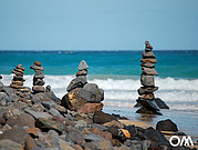 Piedras en la playa de Fuerteventura